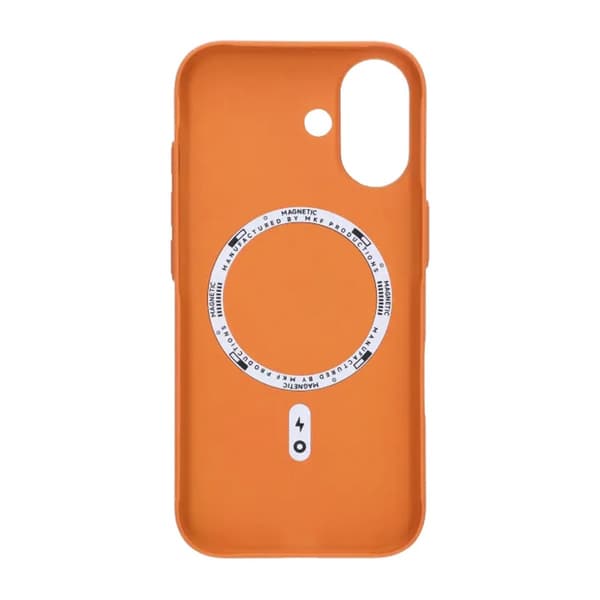 Bølget Rock Sand Magnetisk Etui - iPhone 17 Orange
