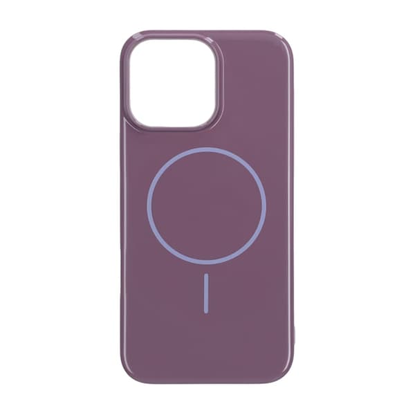 Blankt design Magnetisk Cover til iPhone 16 Pro Max Lilla