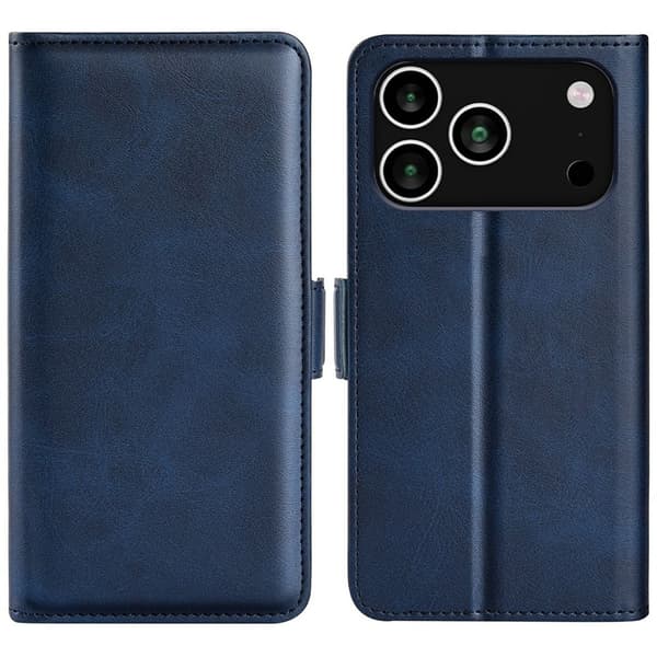 iPhone 18 Pro Max/17 Pro Max Plånboksfodral PU-läder - Blå