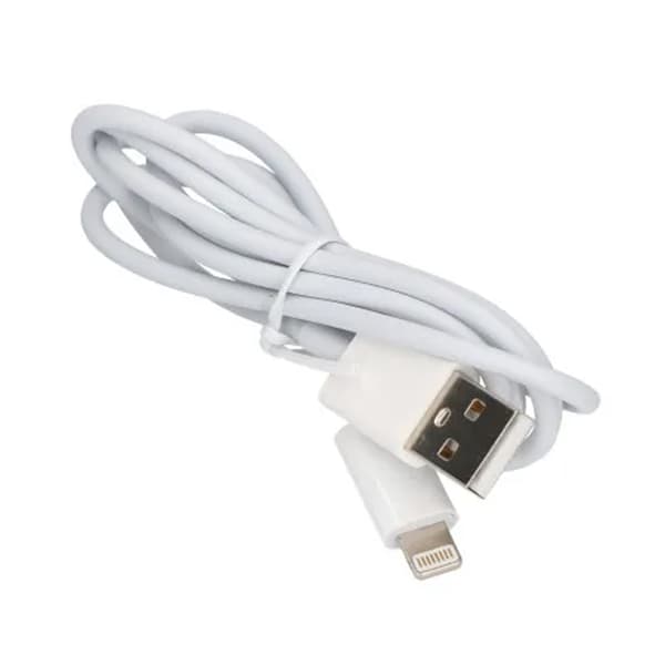 USB A - Lightning + USB-laturi 2.4A - Valkoinen