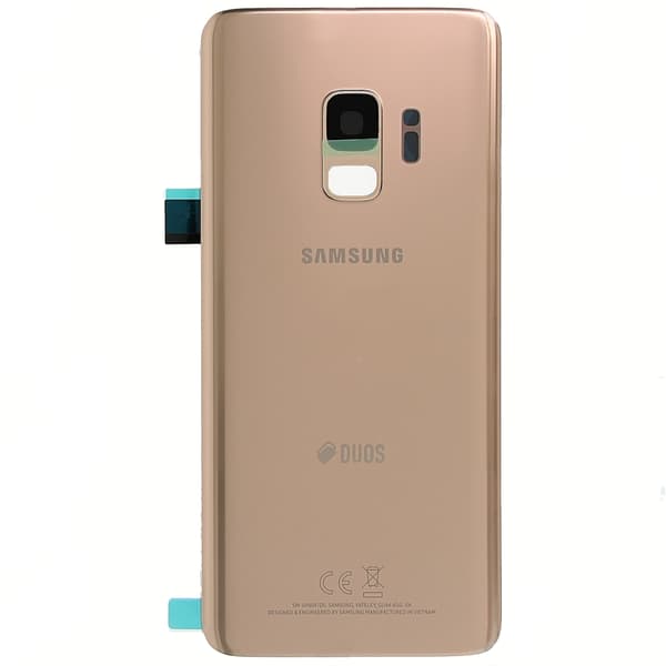 Samsung Galaxy S9 Baksida med tejp  - Guld