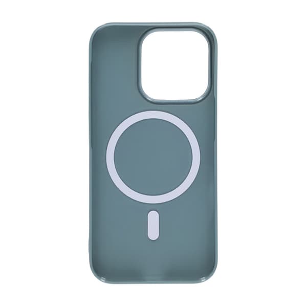 Blankt design Magnetisk Cover Til iPhone 16 Pro Blå