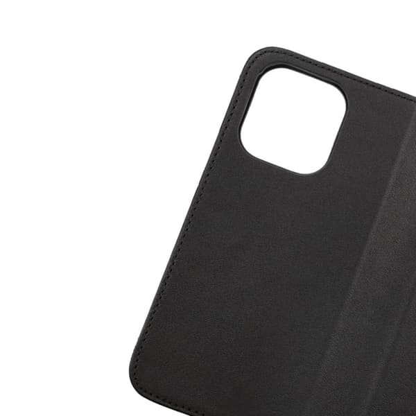iPhone 14 Pro Max Plånboksfodral Läder Rvelon - Svart