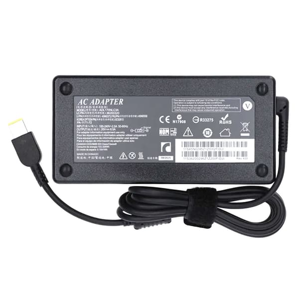 LE 170W AC-adapter Slim Tip Gul Slim Tip Original