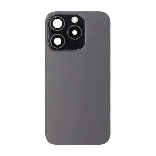 iPhone 15 Pro Bagglas Komplet OEM - Titanium Sort