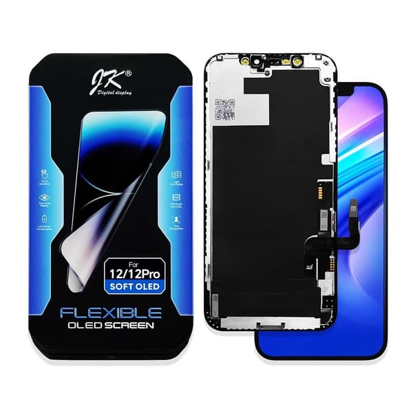 iPhone 12 /12 Pro Soft OLED Skærmsamling – JK Premium