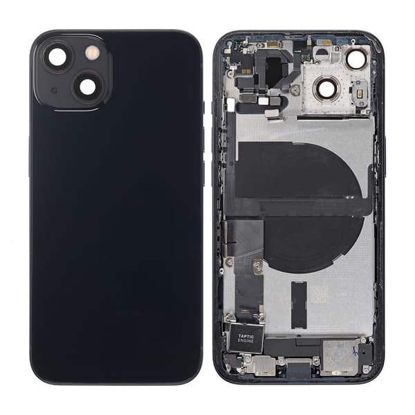 iPhone 13 Baksida med Komplett Ram - Svart