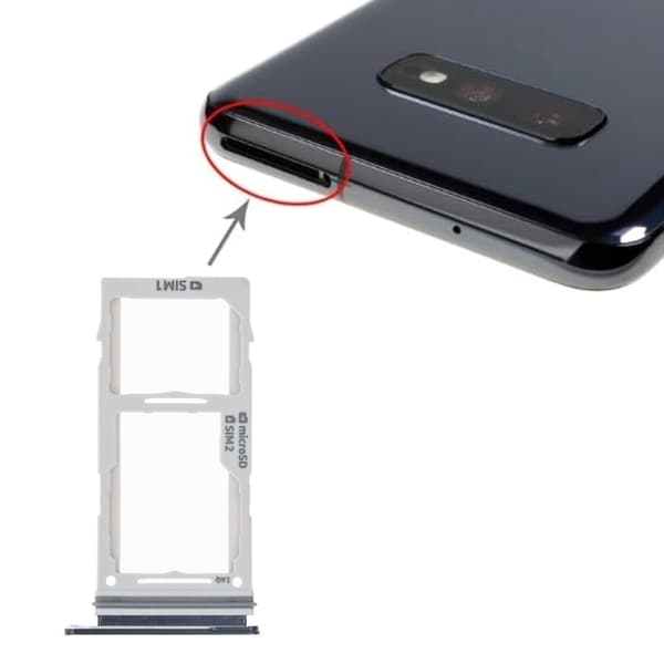 Samsung Galaxy S10e SIM- ja microSD-korttipidike Prism Black