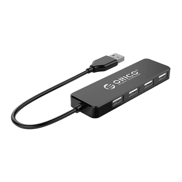 Orico USB-A Hub 4x USB-A 2.0 - Musta