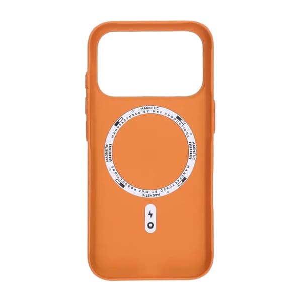Corrugated Rock Sand Magnetic Case - iPhone 17 Pro Max Orange