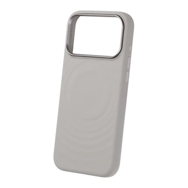 Mobilskal Silikon med Magsafe för iPhone 17 Pro Max - Ljusgrå