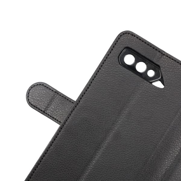 Asus ROG Phone 5s Plånboksfodral med Stativ - Svart