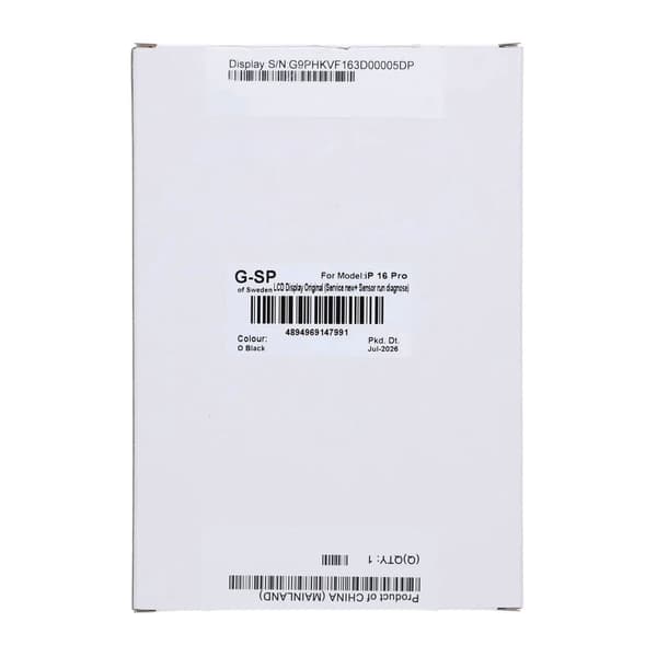 iPhone 16 Pro LCD Display Original (Service new+ Sensor run diagnose)