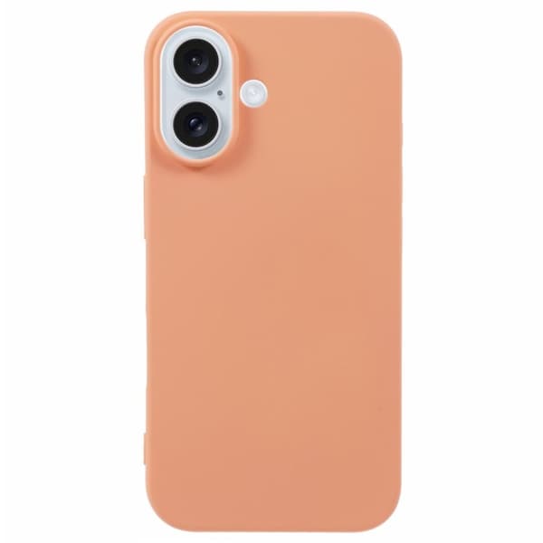 iPhone 16 Mat Etui - Orange
