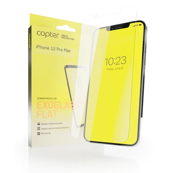 Copter Exoglass -näytönsuoja iPhone 12 Pro Max -puhelimelle