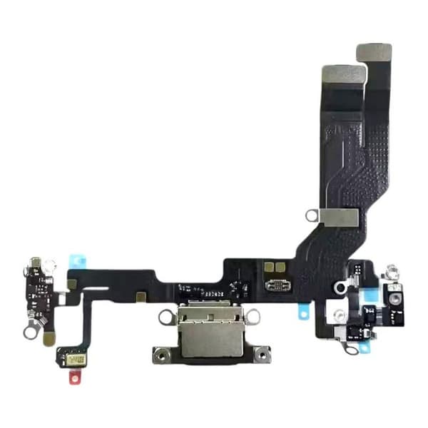 iPhone 17e/16e Opladningskort Flexkabel - Sort