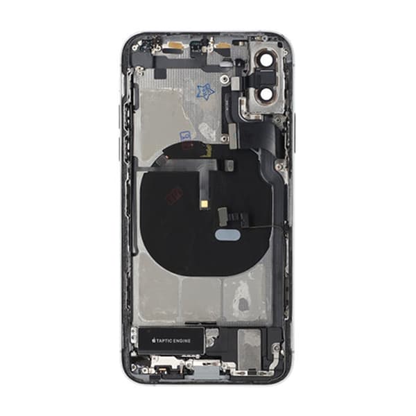 iPhone XS Baksida med Komplett Ram - Vit
