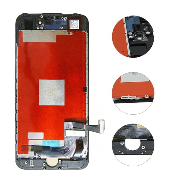 iPhone 7 SC-näyttö AAA Premium - Musta
