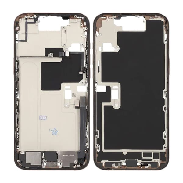 Mellemramme med smådele til iPhone 16 Pro Max - Sandfarvet Titanium OEM