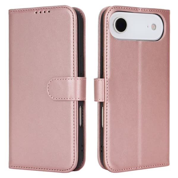 iPhone Air Cover med stativ - Rosaguld