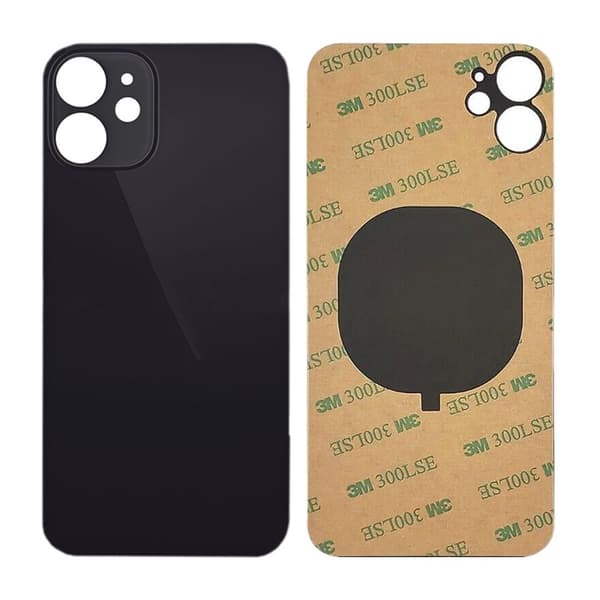 iPhone 12 Mini takalasi teipillä - Musta