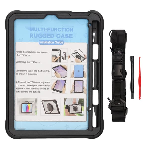 Iskunkestävä kuori iPad Mini 6 / Mini 7 - Läpinäkyvä