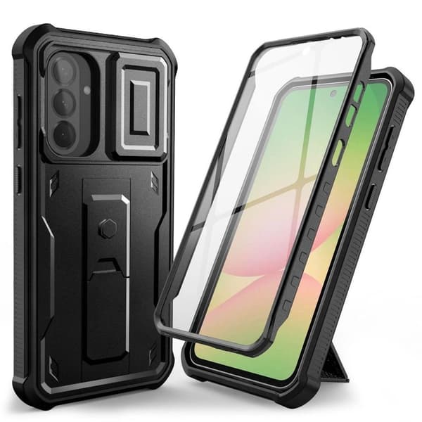 Tech-Protect Kevlar Cam+ Cover til Samsung Galaxy A56 5G - Sort