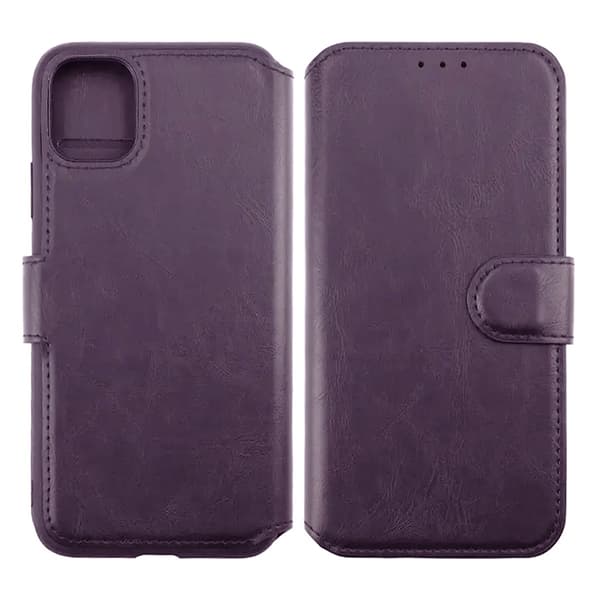 iPhone 11 Plånboksfodral Rvelon - Mörklila