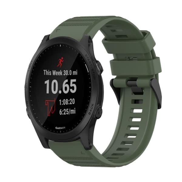 Garmin Forerunner 945 Silikone Urrem - Grøn