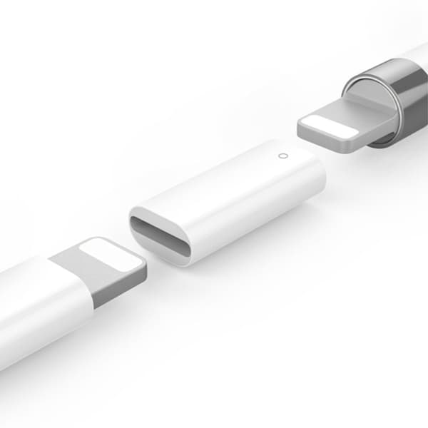 Lataussovitin Apple Pen -kynälle - Valkoinen