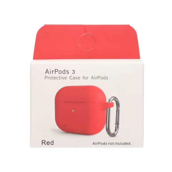 AirPods 3 Etui Silikone - Rød