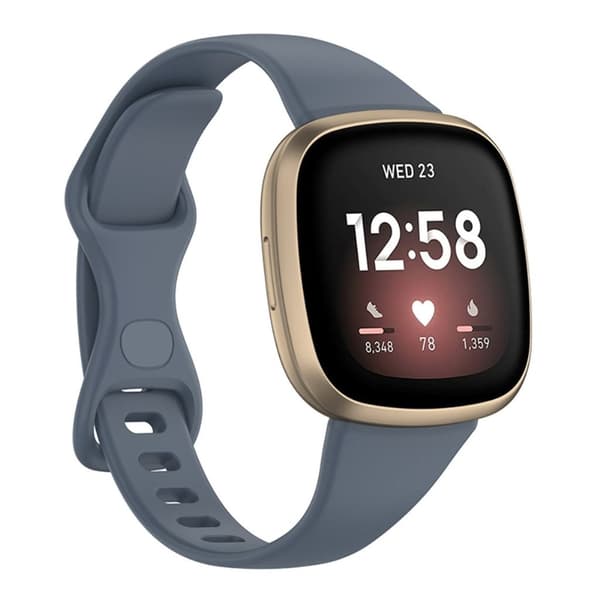 Justerbart Fitbit Versa 3 etc. armbånd - Grå