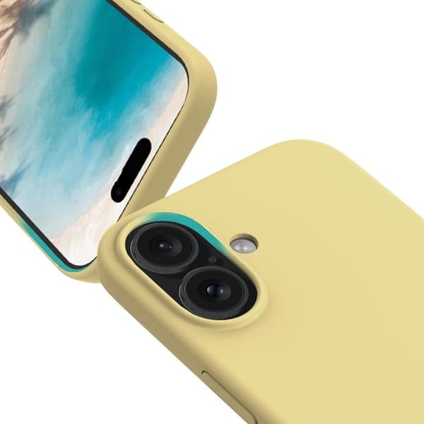 Rvelon Mobilskal Silikon MagSafe för iPhone 17 - Gul