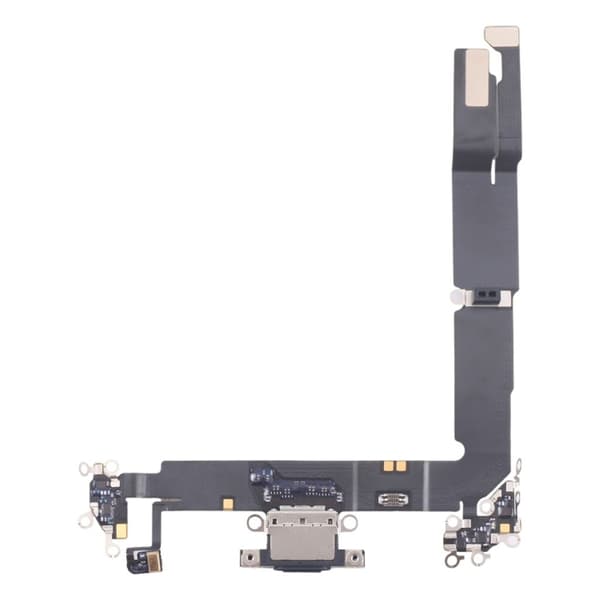 iPhone 16 Plus Opladerport flexkabel - Sort