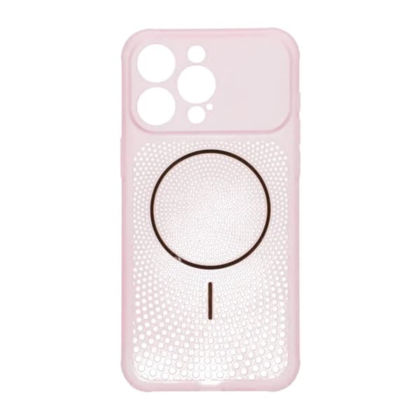 Ventilerat Mobilskal med Magsafe till iPhone 15 Pro Max - Rosa