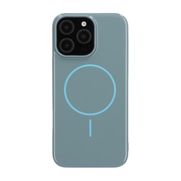iPhone 16 Pro Max Cover MagSafe, Blank Ensfarvet - Blå