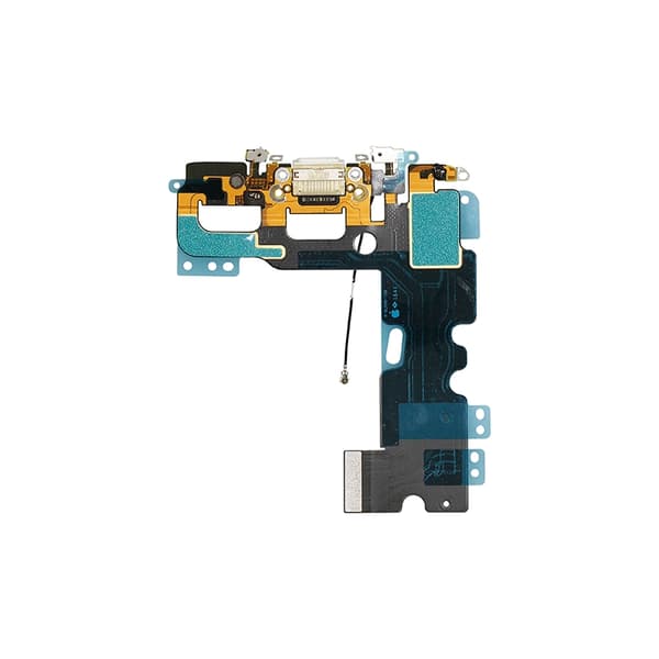 iPhone 7 Opladningsstik Flexkabel - Hvid