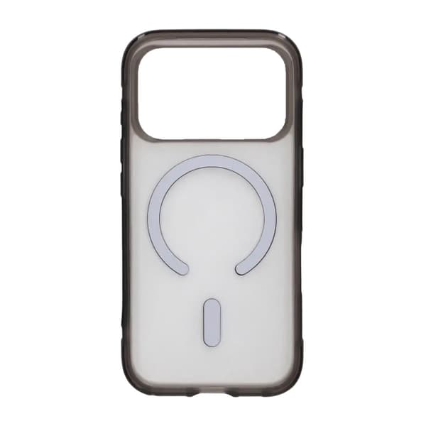 Matte Magnetic Shockproof Airbag Cover til iPhone 17 Pro Sort