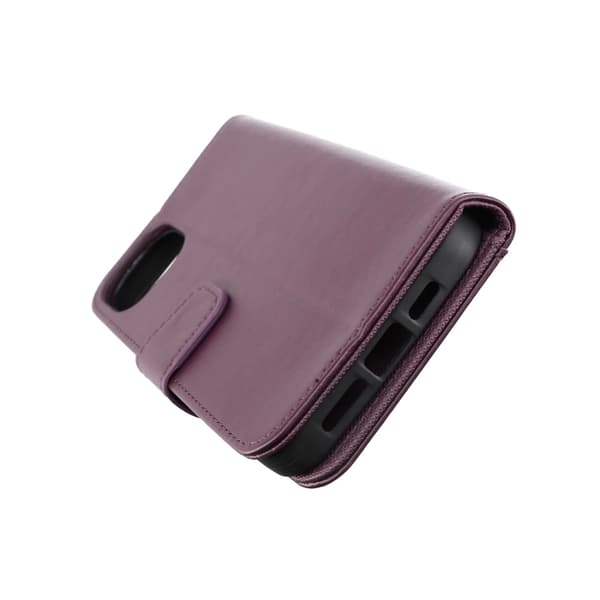 iPhone 14 Pro Plånboksfodral Extra Kortfack Rvelon - Lila