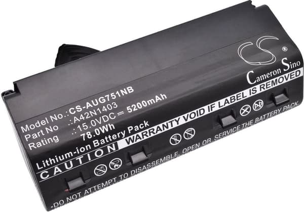 Batteri för Asus G751J etc