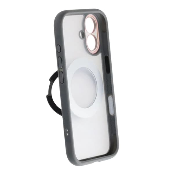 Kuori pyörivällä MagSafe-jalustalla iPhone 17:lle - Harmaa