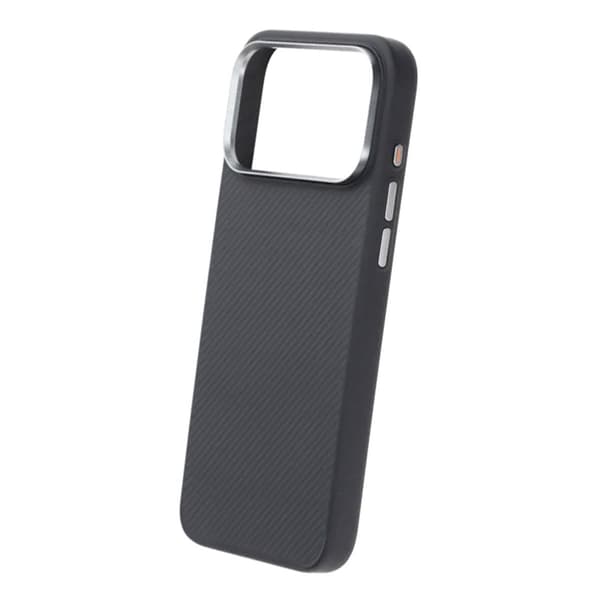 Kevlar MagSafe-cover med TPU til iPhone 17 Pro Max - Sort