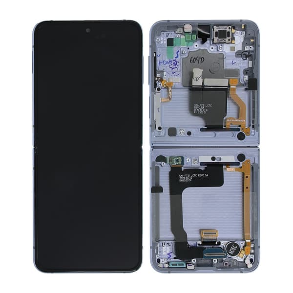 Samsung Galaxy Z Flip 4 Skærm med LCD Display Original - Sort