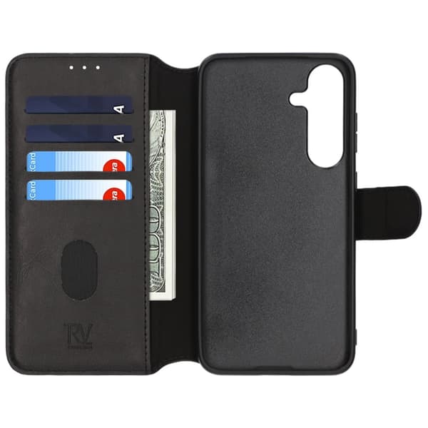 Samsung Galaxy S25 Plus Wallet Case Rvelon - Sort