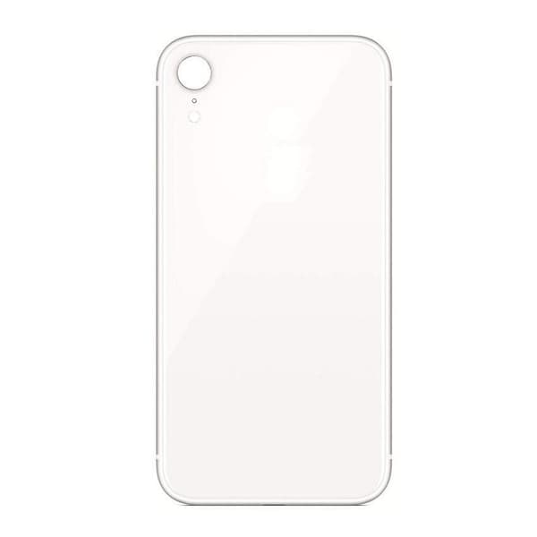 iPhone XR Bagcover Glas - Hvid