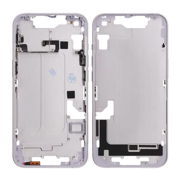 iPhone 14 Bagside med Komplet Ramme OEM - Lilla
