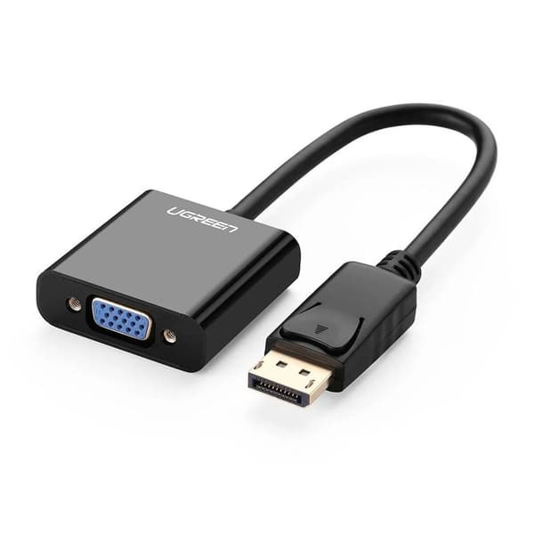 UGREEN DisplayPort Han til VGA Hun Adapter - Sort