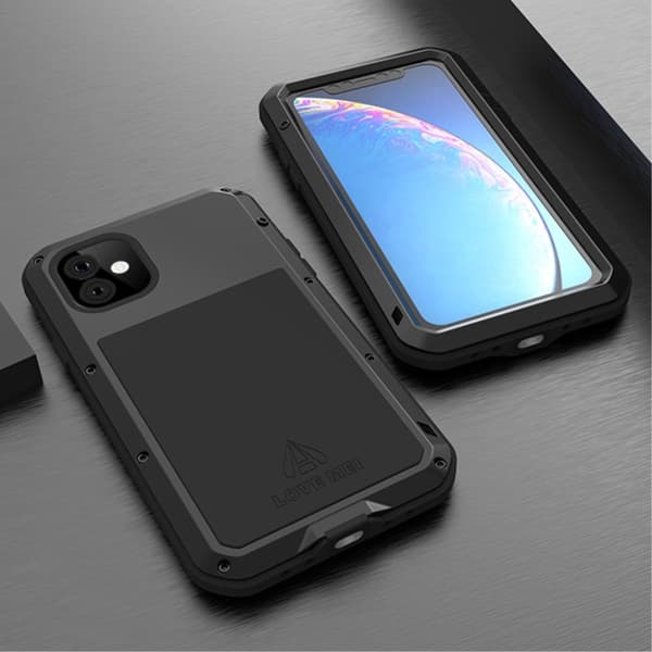 LOVE MEI ShockProof Cover til iPhone 11 & XR - Sort