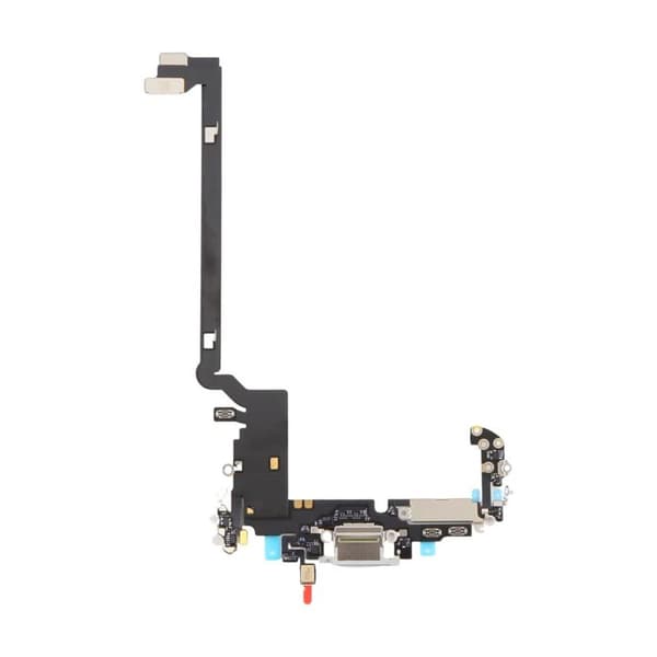 Opladningsstik med flexkabel til iPhone 17 Pro Max - Sølv