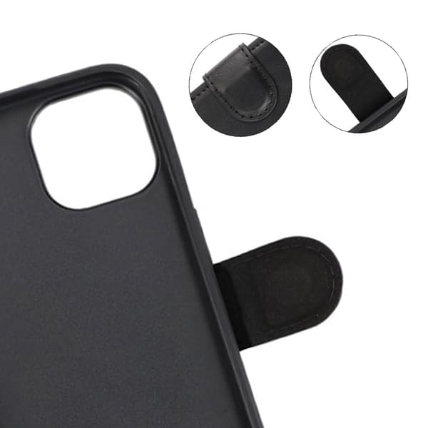 iPhone 15 Plus Plånboksfodral med Magsafe Rvelon - Svart